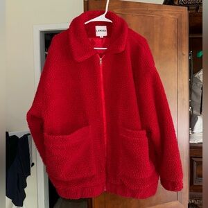 Red Fleece Jacket